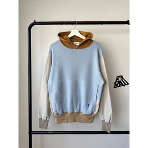 NWT 45rpm SDL45R Multi-Tone Patchwork Colorblock Hoodie Medium